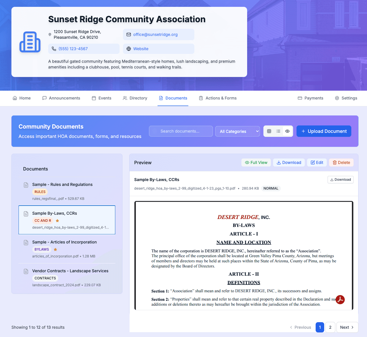 Document management system